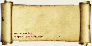 Isidora Budimir vizit kartica